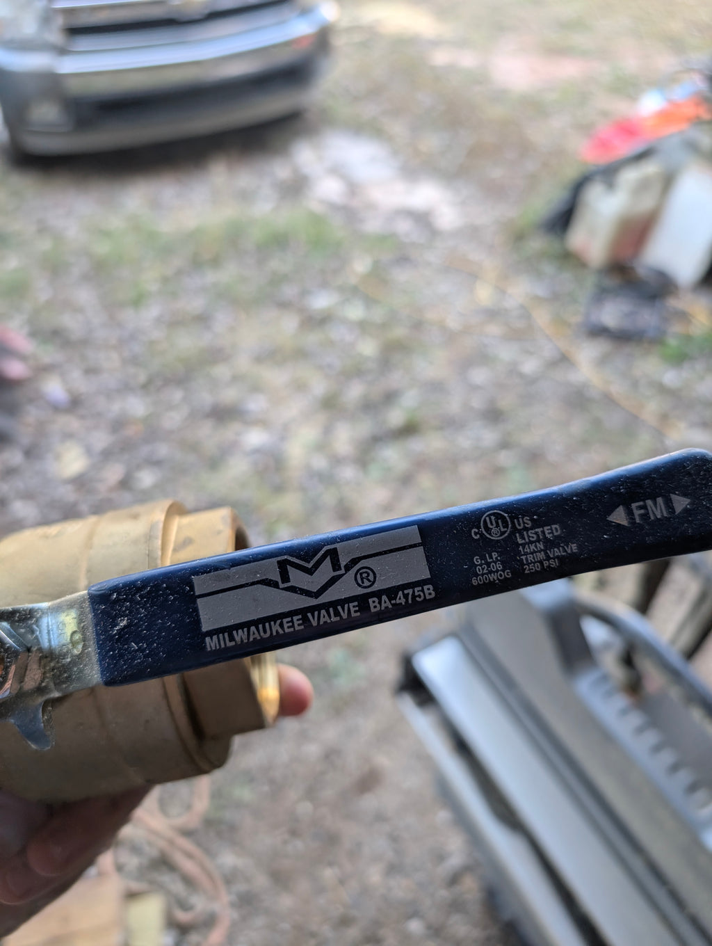 Milwaukee Valve BA-475B Full Port Brass Ball Valve – UL/FM/CSA, 600 WOG