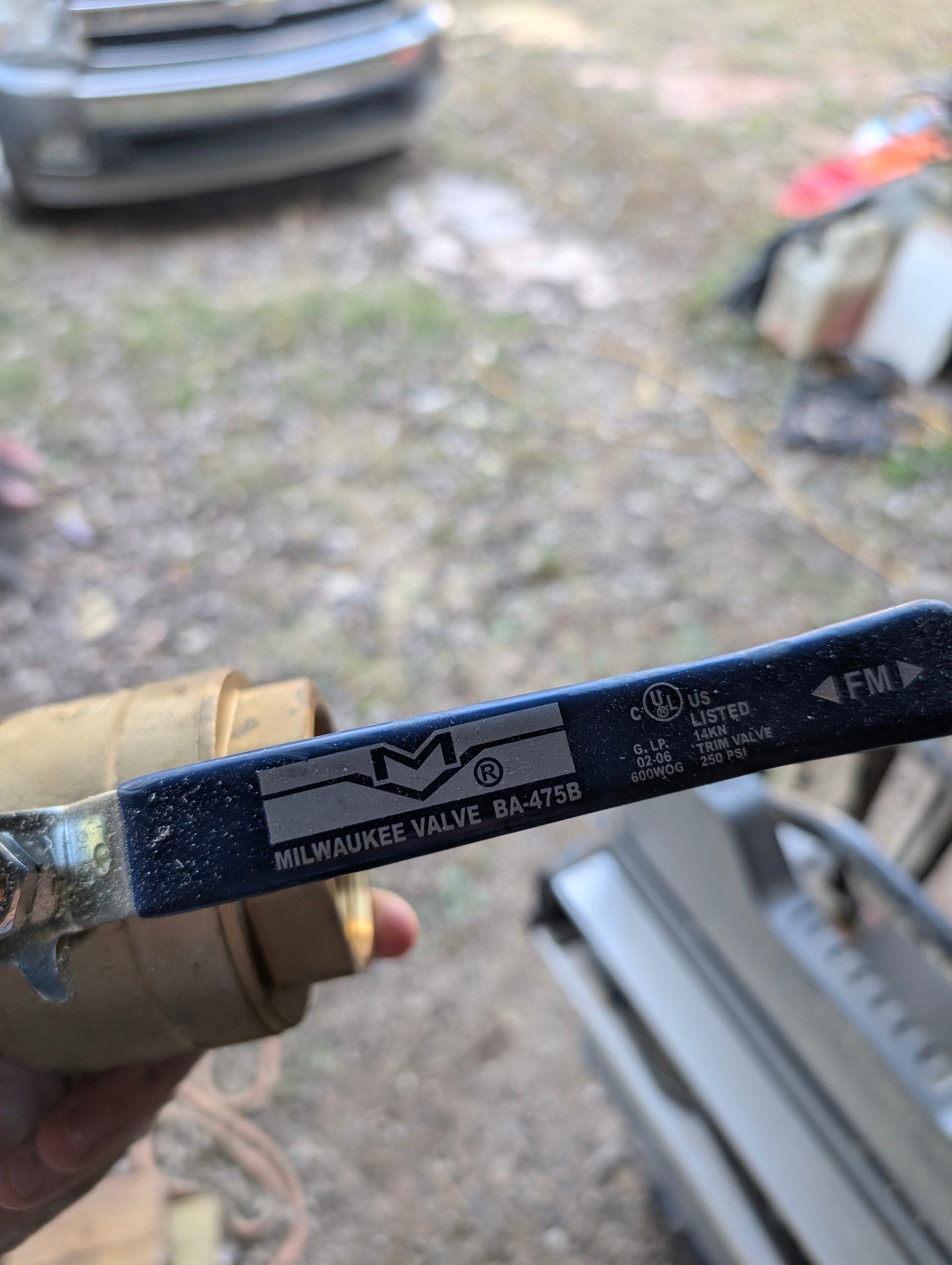 Milwaukee Valve BA-475B Full Port Brass Ball Valve – UL/FM/CSA, 600 WOG